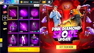 💗Pink Diamond Store Rewards🥳| Pink Diamond Store Return✅ | Free Fire New Event | Lol Emote Return 😙