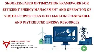SNOOKER OPTIMIZATION-EFFICIENT ENERGY MANAGEMENT-VIRTUAL POWER PLANTS-RENEWABLE-DISTRIBUTED ENERGY