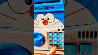 forgot password|doraemon mini ATM bank#satisfying #trending #viral #shorts
