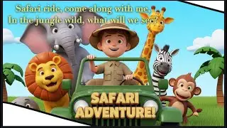 Jungle adventure/safari ride /animals song 🎶