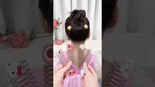 Invisible Hair Holder Comb For Kids #hairhacks #hairtricks #kidshairstyle #easyhairstyle