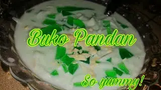 How to make Buko Pandan dessert|step by step|#soRefreshing#panlasangpinoy