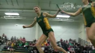 NDSU Women's Track & Field Wins 4X400m Relay at Bison Open