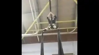 Double Waterfall Drop- Aerial Silks