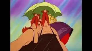 Asterix and the big fight - Druid going mad (With song) (Swe)