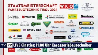 11:00 Uhr Live Einstieg bei der STAATSMEISTERSCHAFT Fahrzeugtechnik Tirol 2024