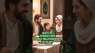 TIPS To STRENGTHEN FAMILY BONDS In ISLAM