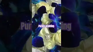 Purple wedding #wedding #flowers