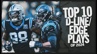 Top 10 DEFENSIVE LINE/EDGE Plays of 2024 | Carolina Panthers