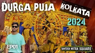 EP01 | Durga Puja Kolkata 2024 | Santosh Mitra square | Las Vegas sphere | sahitya Keshri