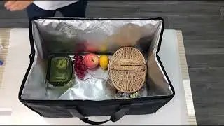 Restaurant 45L insulated grocery bags Food thermal Delivery cooler Bag warmer boxes for delivery
