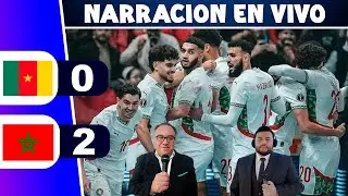 &iexcl;MARRUECOS A SEMIS! Camer&uacute;n 0 Marruecos 2 ⚽ Copa Africana - Partido Simulado - Relato Rey Deportivo