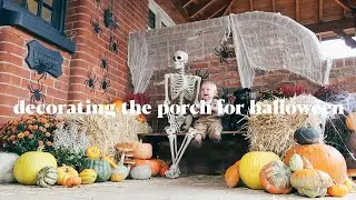 Decorating The Porch For Halloween & Office Bake Off | ad
