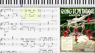 Ring Tum Diddie by Fred Heltman (1912, Ragtime piano)