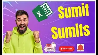 Sumif & Sumifs.... Useful excel formula.... Daily office work