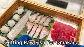 Prepare Japanese Ingredients For Omakase Sushi 