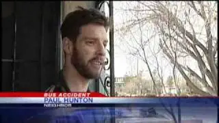 Car Slammed By Bus After Running Stop Sign