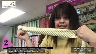 DAILY HOW TO: How to Cut a Striped Binding