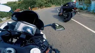 CRAZY FAST R3 vs 300SR | FAST CORNERING | MT-09 SENDS IT!