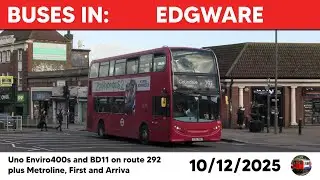 London buses in Edgware 10/12/2025