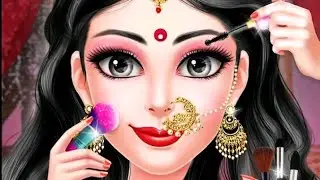 Indian girl royal wedding arrange marriage||Android gameplay||makeup dressup game|@StylishGamerr