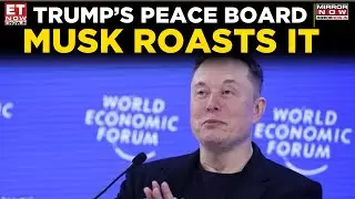 Davos 2026: Elon Musk Roasts Trump&rsquo;s Peace Plan With Greenland & Venezuela Wordplay | ET Now