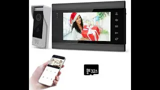 Top 1 Best 4 Wire  Video Doorbell With Monitor For Sale On Amazon[ Unlock function]
