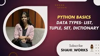 🎥 Python Tutorial — List, Tuple, Set, and Dictionary Explained with Examples