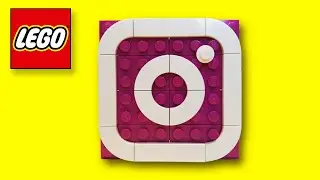 How to build the Instagram LOGO with LEGO [Tutorial] Easiest Method