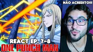 A ANIMA&Ccedil;&Atilde;O DE ONE PUNCH MAN!!!!! React One Punch Man EP. 7 e 8 Temporada 3