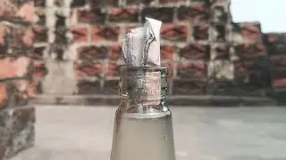 Catch Smoke In The Glass Bottle 