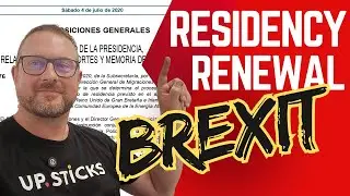 BREXIT Residency Renewals Explained | TIE Card Rules | Withdrawal Agreement #upsticksspain