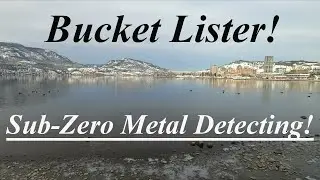 Beautiful Bucket List Find! Sub-Zero Water Metal Detecting!