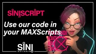 Add SiNiScript code to your own MAXScript or Python 3ds Max scripts