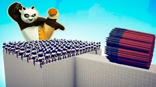 100x KUNG FU PANTA + GIANT vs EVERY GOD - Totally Accurate Battle Simulator TABS