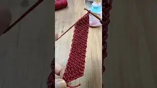 Makrome İpinden Kolay Tığ &Ouml;rg&uuml;s&uuml;❤️  Bag Handle #knitting #shortvideo #baghandle
