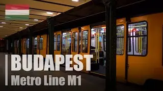 Metro Line M1 - the oldest in continental Europe. V&ouml;r&ouml;smarty t&eacute;r station | Budapest | Hungary 🇭🇺