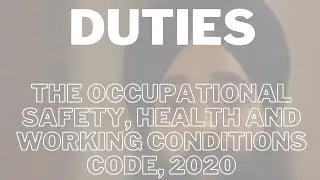 Duties of Architects in the New Law: The Occupational Safety, Health & Working Conditions Code, 2020