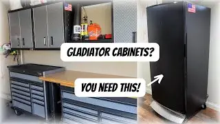 Gladiator Refrigerator GARF30FDGB | Best Garage Refrigerator - The Only Step-to-Open Door