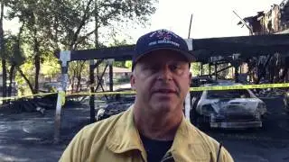 Fire destroys 7 cars and a 4-plex in downtown Redding