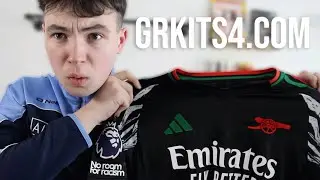 *FAKE* 24/25 ARSENAL AWAY SHIRT FROM GRKITS4.COM REVIEW!