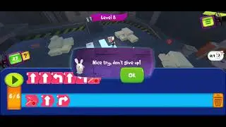 Let's Play - Rabbids Coding, Level 8
