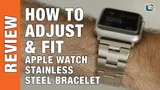 Apple Watch &mdash; регулировка и установка бюджетного браслета JETech из нержавеющей стали