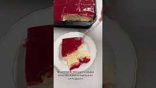 TAZE MUZ MUHALLEBİ VE FRAMBUAZ SOSUN UYUMUYLA HAZIRLANAN ZARİF LEZZET‼️(BU PASTAYA BAYILACAKSINIZ‼️)