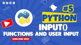 05 User input function in Python