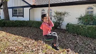 Unboxing First Outdoor Swings For Kids And Playing With Zaynn