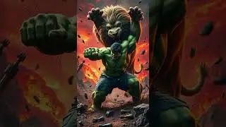 Hulk Vs Lion #shorts#animals