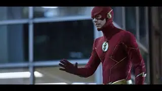 The Flash  uses his power for the first time