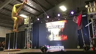 Solo Sikoa assists Foot-Archer Contortionist @ Wrestle Fair 2019 | Knokx Pro Ent. | Bella Gantt