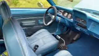 1975 AMC Gremlin X Levis Edition 304 3 Speed manual. interior view